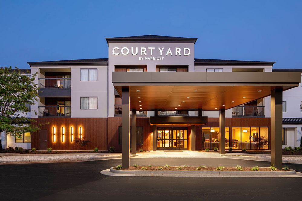 exterior hotel renovation